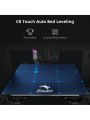 Creality Ender 3 V2 Neo 3D Printer with CR Touch Auto Leveling Kit PC Spring Steel Platform Full-Metal Extruder, 95% Pre-Installed 3D Printers with Resume Printing and Model Preview Function
