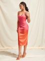 Armand Silky Ombre Dress