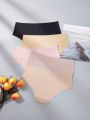 5pack Solid Simple High Waisted Brief