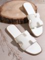 Women's Solid Color Flat Sandals For Any Occasion