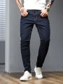Men'S Plus Size Pocketed Jeans