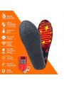 Electric Heated Insoles USB Rechargeable Adjustable Temperature Heated Shoes Soles Winter Foot Warmers for Men Women with Remote