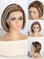 13x4 Highlight Ombre Pixie Cut Lace Front Wigs Human Hair Short Bob Wig Human Hair Ombre P4/27 color Lace Frontal Bob Wig Top Quality Wig For Women