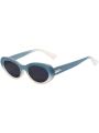1pc Unisex Fashionable Cat Eye Sunglasses With Large Frame