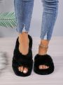 Women's Fashionable Furry Home Slippers