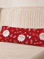 Christmas Santa Claus & Letter Graphic Body Pillowcase Without Filler