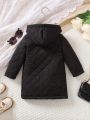 Baby Boy Zip Up Thermal Lined Hooded Winter Coat Without Sweater