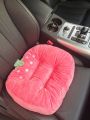 1pc Strawberry Shaped Car Seat Booster Cushion
