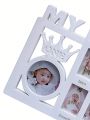 Baby's First Year Memory Picture Frame, Infant Milestone Photo Frame For 12 Monthly Pictures