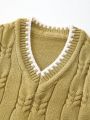 New Autumn And Winter Baby Boys' Collar Sweater Vest