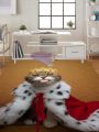 1pc Nordic-style Home Decoration Outdoor Balcony Soft Carpet With Lovely Cat Pattern, Living Room Modern Luxury Decor Sofa Table Area Rug, Bathroom Mat For Boys And Girls Room
