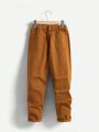 Tween Boys' Streetwear Cool Straight Leg Jeans