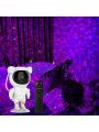 1pc Astronaut Star Projector Night Light Space Projector, Galaxy Starry Nebula Ceiling Projection Lamp with Timer, Remote and 360°Adjustable, Kids Adults Room Decor, for Bedroom, Game Room etc.