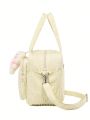 1 piece baby stylish cute nylon solid color large capacity shoulder bag