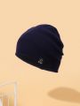 Prismatic Plum Casual Outdoor Tags Men's Knitted Hat