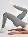 Yoga Basic Women's Wide-Waistband Yoga Athletic Leggings