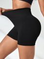 Running Women's Solid Color Athletic Shorts
