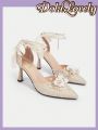 Dola Lovely Women'S Fashionable Khaki High Heel Shoes