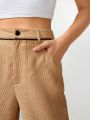 Jenny Gyn Solid Slant Pocket Pants