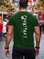 Men's Christmas Printed Short Sleeve T-shirt
