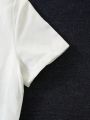 SHEIN Kids KDOMO Young Boys' Casual Academy Style Button-Down Shirt