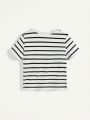 Cozy Cub 3pcs/Set Baby Boy Soft Round Neck Pullover T-Shirt