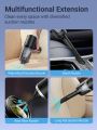 Teckwe Portable Cordless Car Vacuum Cleaner,Mini Handheld Vacuum Cleaner,Cordless Car Vacuum 6000PA Strong Suction Portable Hand Vacuum For Pet Car Office Keyboard And Home