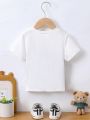 Baby Boy Casual Tri-Color Fashionable Top With Patchwork
