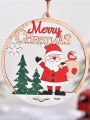 ROMWE 1pc Christmas Santa Claus Hanging Pendant