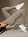 Yoga Basic Seamless Wide Waistband Sports Leggings