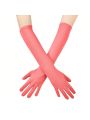 1 Pair Multicolor Elegant Gloves For Men And Women, Sun Protection, Anti-uv, Driving Glove, Square Dance Glove