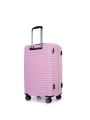 3 Piece Luggage Sets,PC+ABS Lightweight Suitcase with Two Hooks, Spinner Wheels, TSA Lock-21/25/29IN