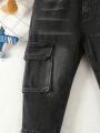 Baby Boy Flap Pocket Side Jeans