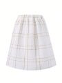 Teen Girls' Irregular Skirt With , Autumn/winter