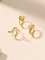 3pcs Fashionable Snake Shaped Rings - Embracing Open Ring, Twisted Design Ring