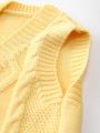 New Autumn/winter Infant Yellow Color Cardigan With Colored Buttons