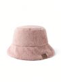 Morgan Mondays Co Autumn/Winter Label Plush Bucket Hat