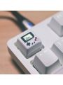 1pc White Led-through, Scratch-resistant, Retro 3-in-1 K04 Personalized Classic Keycap For Mechanical Keyboard Esc Key Decor