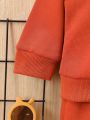 Baby Boy Bear Doll Detail Sweatshirt & Sweatpants