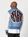 SUMWON Badged Wool Varsity Jacket