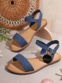 Women's Fashionable Color-Contrasting Flat Sandals For All Occasions