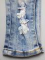 Young Girl's Distressed Jeans