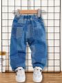Stylish Baby Boys' Casual Color Block Jeans