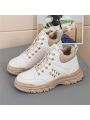 Women's Pu Leather Shoes, Pumps, Wedge Heel Boots, Sneakers, Casual Footwear