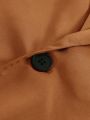 Manfinity Men's Notched Collar Single Button Blazer