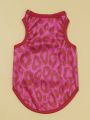 PETSIN Hot Pink Leopard Print Pet Vest, 1pc