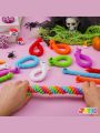 JOYIN 36 PCS Halloween Stretchy Strings Fidget Toys, Elastic Sensory Stress Relief Toys for Autistic Children, Fidgeting, and Relaxing, Treat Bags Gifts, Halloween Party Favors, Halloween Decorations