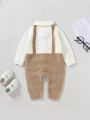 Infant Boys' 2 In 1 Sweater And Jumpsuit With Bow Tie