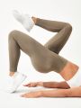 Yoga Basic Women'S Seamless High Elasticity Sports Leggings