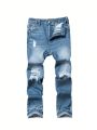 Boys' Ripped Jeans, Long Pants